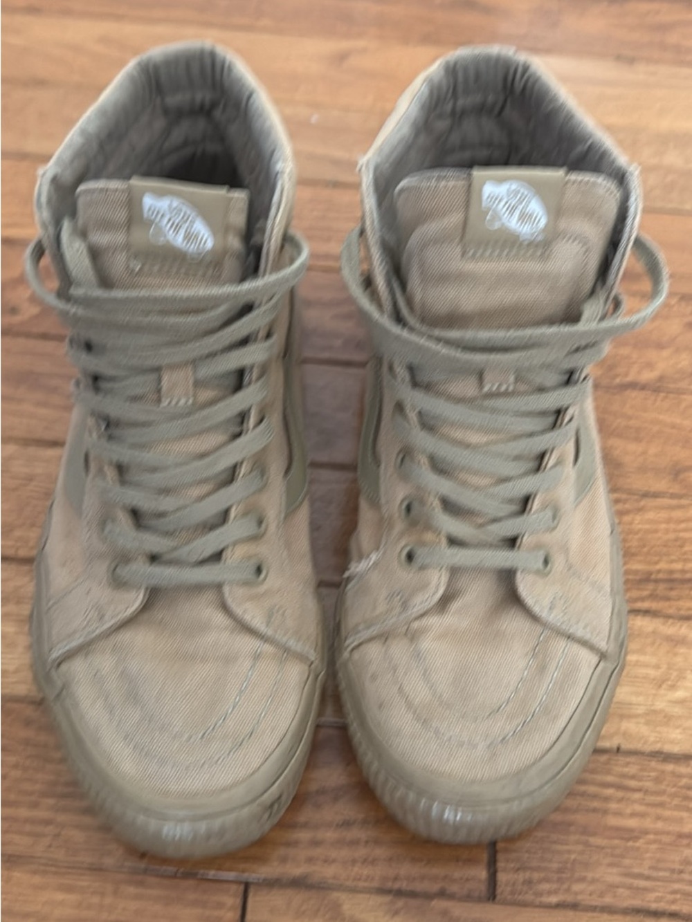 Vans Kids High-Top Sneakers in Tan